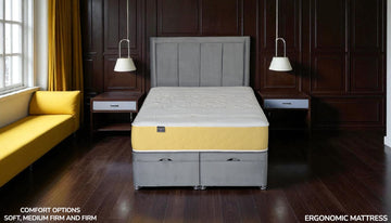Sienna 4000 hybrid mattress with organic bamboo cover and British wool layers